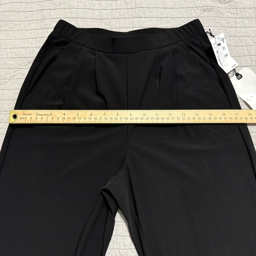 Leith Women's Black Pleat Front Trouser Size XS - Picture 6 of 9